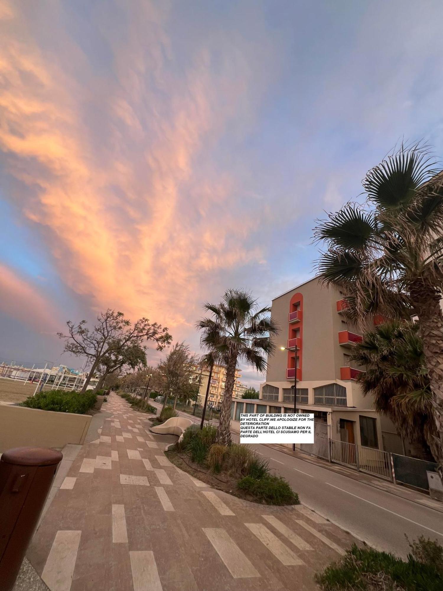 Hotel Cliff Rimini Kültér fotó